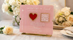 Honeymoon Fund QR Code Sign | Boarding Pass Wedding Acrylic Payment Table Sign