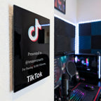 Social Media Milestone Award Plaque | Custom Follower Subscriber Achievement Sign -  Tiktok
