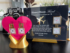Honeymoon Fund QR Code Sign | Boarding Pass Wedding Acrylic Payment Table Sign